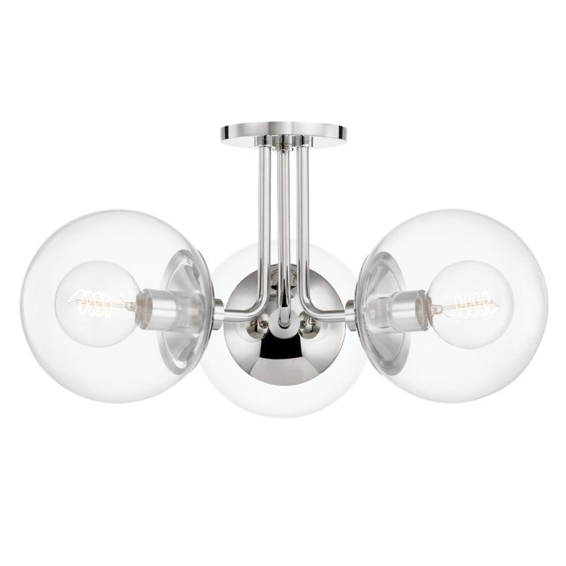 Mitzi Meadow H503603-PN Ceiling Light - Polished Nickel