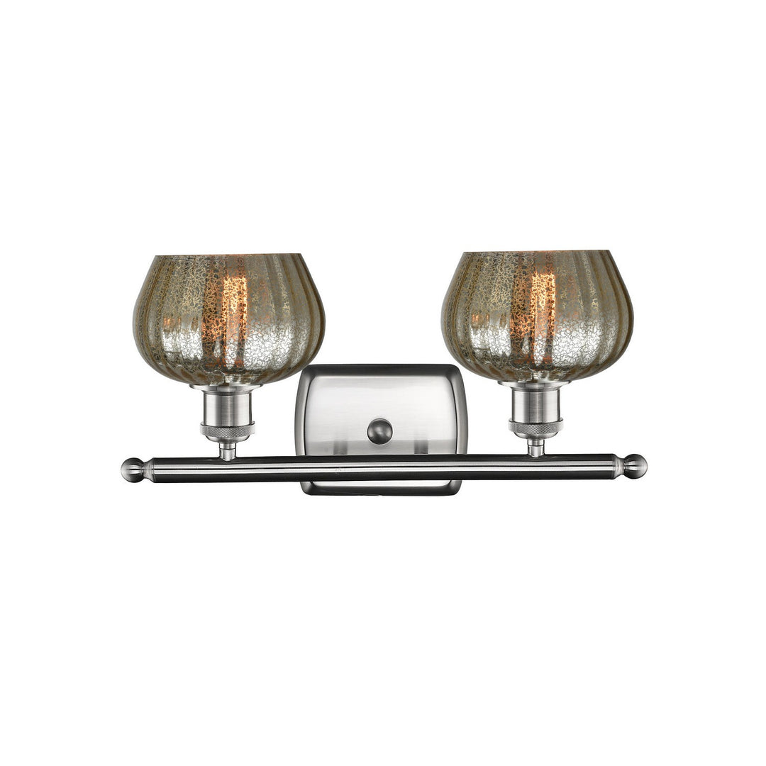Innovations Ballston 516-2W-SN-G96-LED Bath Vanity Light 16 in. wide - Brushed Satin Nickel