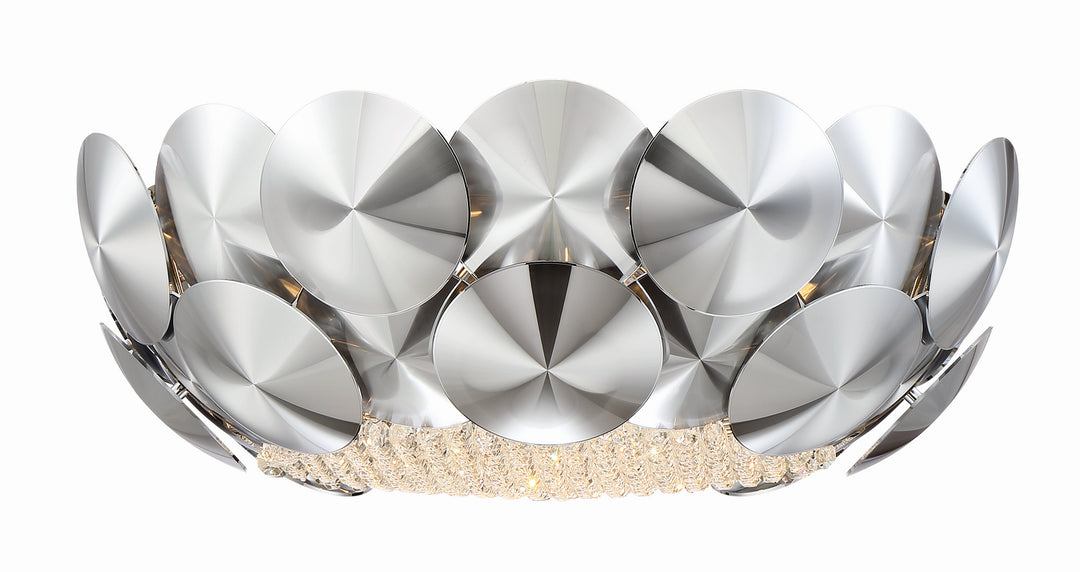 Zeev Crown FM60041-5-CH Ceiling Light - Brushed Chrome