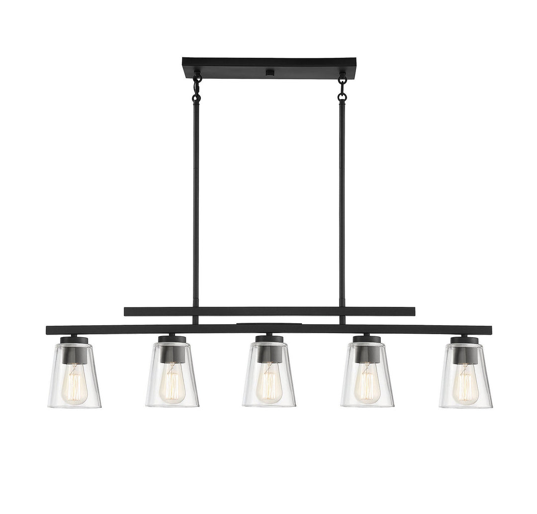 Savoy House Calhoun 1-1023-5-89 Pendant Light - Matte Black