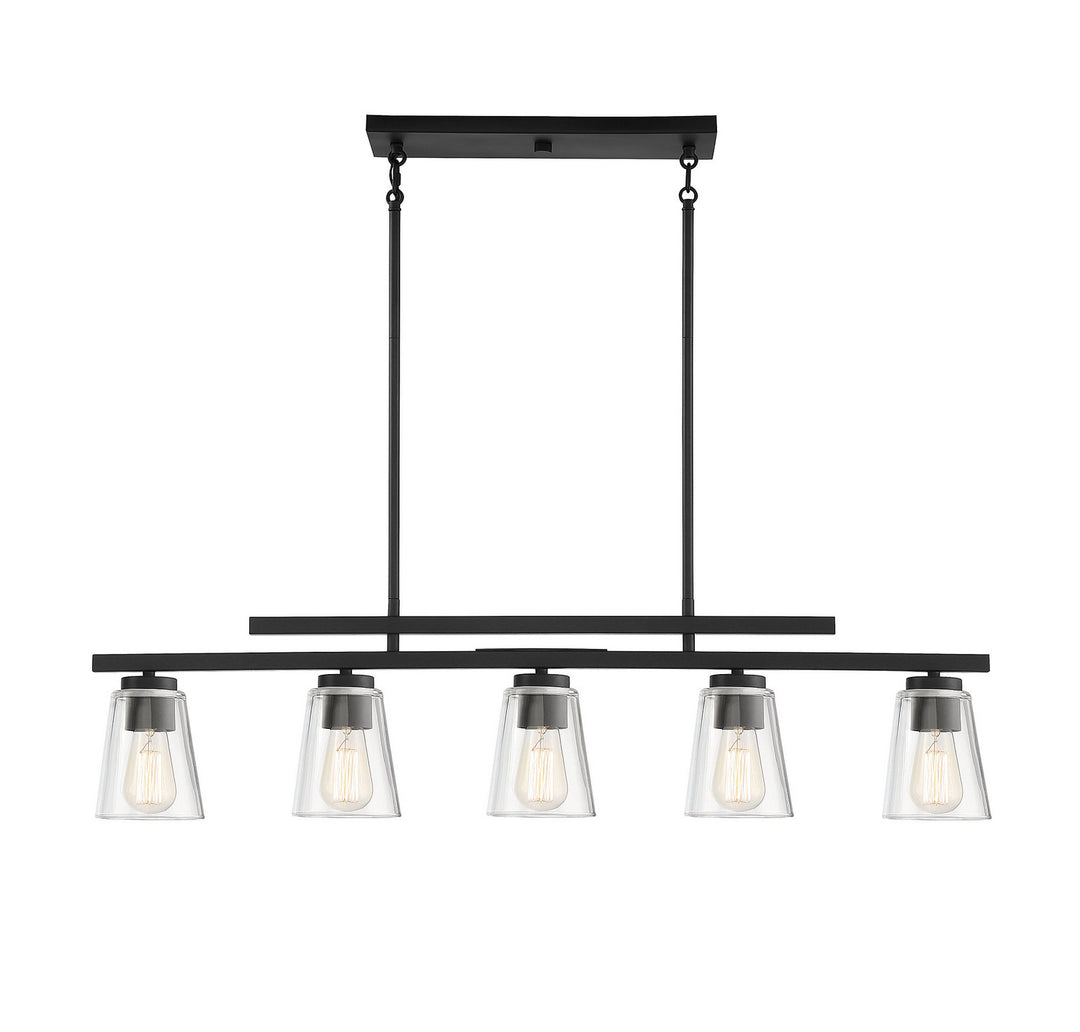 Savoy House Calhoun 1-1023-5-89 Pendant Light - Matte Black
