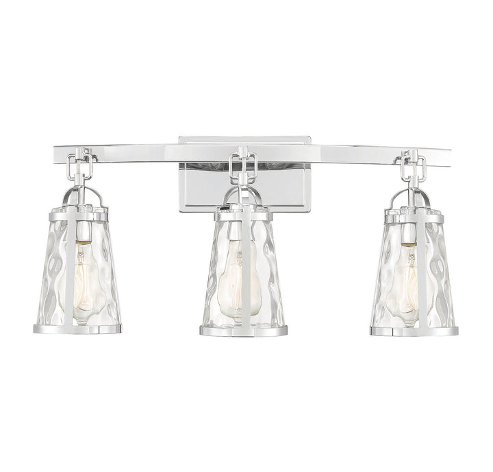 Savoy House Albany 8-560-3-11 Bath Vanity Light 24 in. wide - Polished Chrome