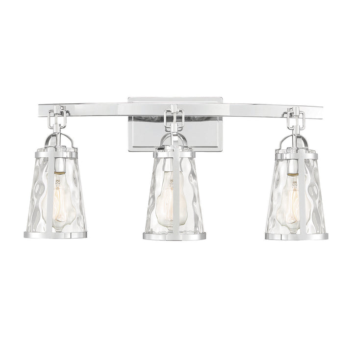 Savoy House Albany 8-560-3-11 Bath Vanity Light 24 in. wide - Polished Chrome