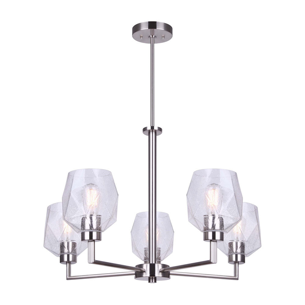 Canarm Lenci ICH1070A05BN Chandelier Light - Brushed Nickel