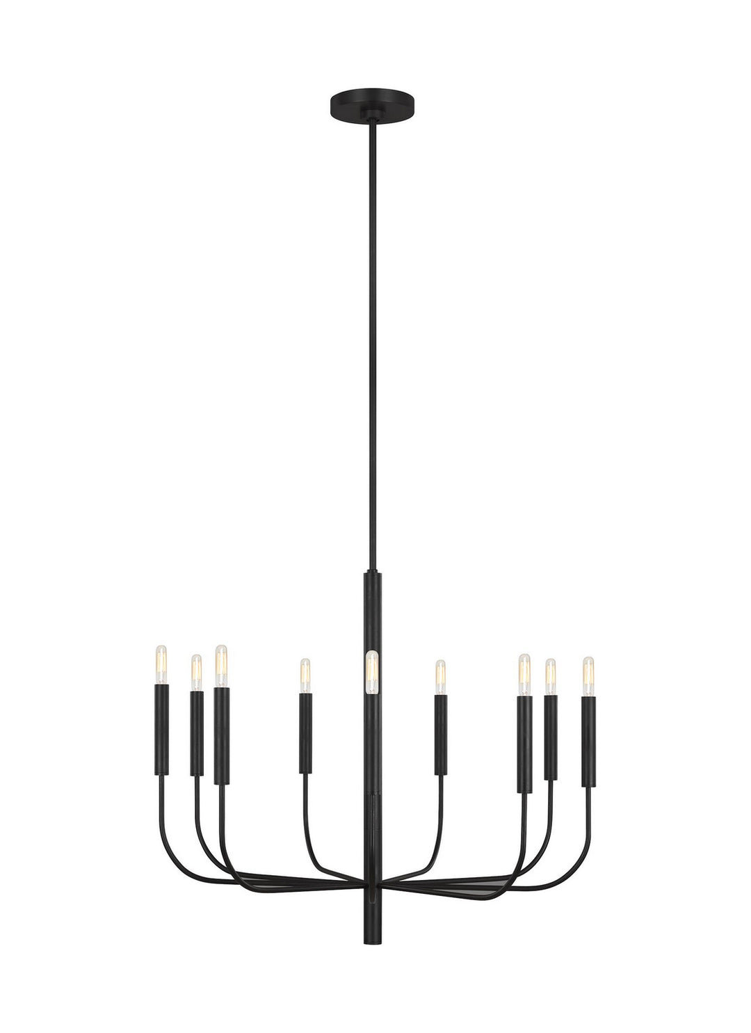 Visual Comfort Studio Brianna EC1009AI Chandelier Light - Aged Iron