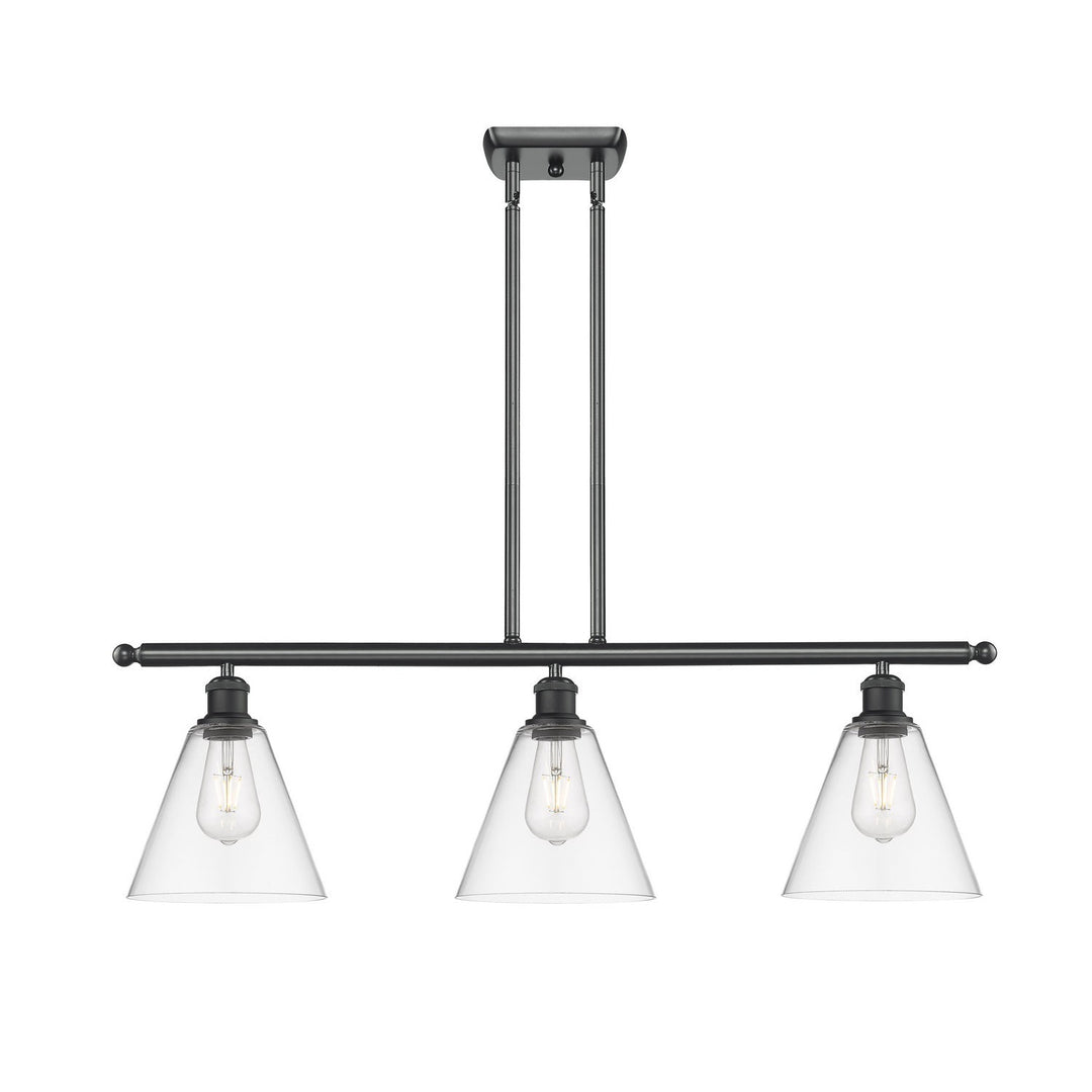 Innovations Ballston 516-3I-BK-GBC-82-LED Pendant Light - Matte Black