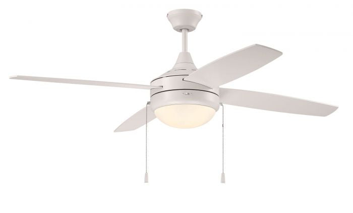 Craftmade Phaze Energy Star 4 Blade EPHA52W4 Ceiling Fan 52 - White, White/White/