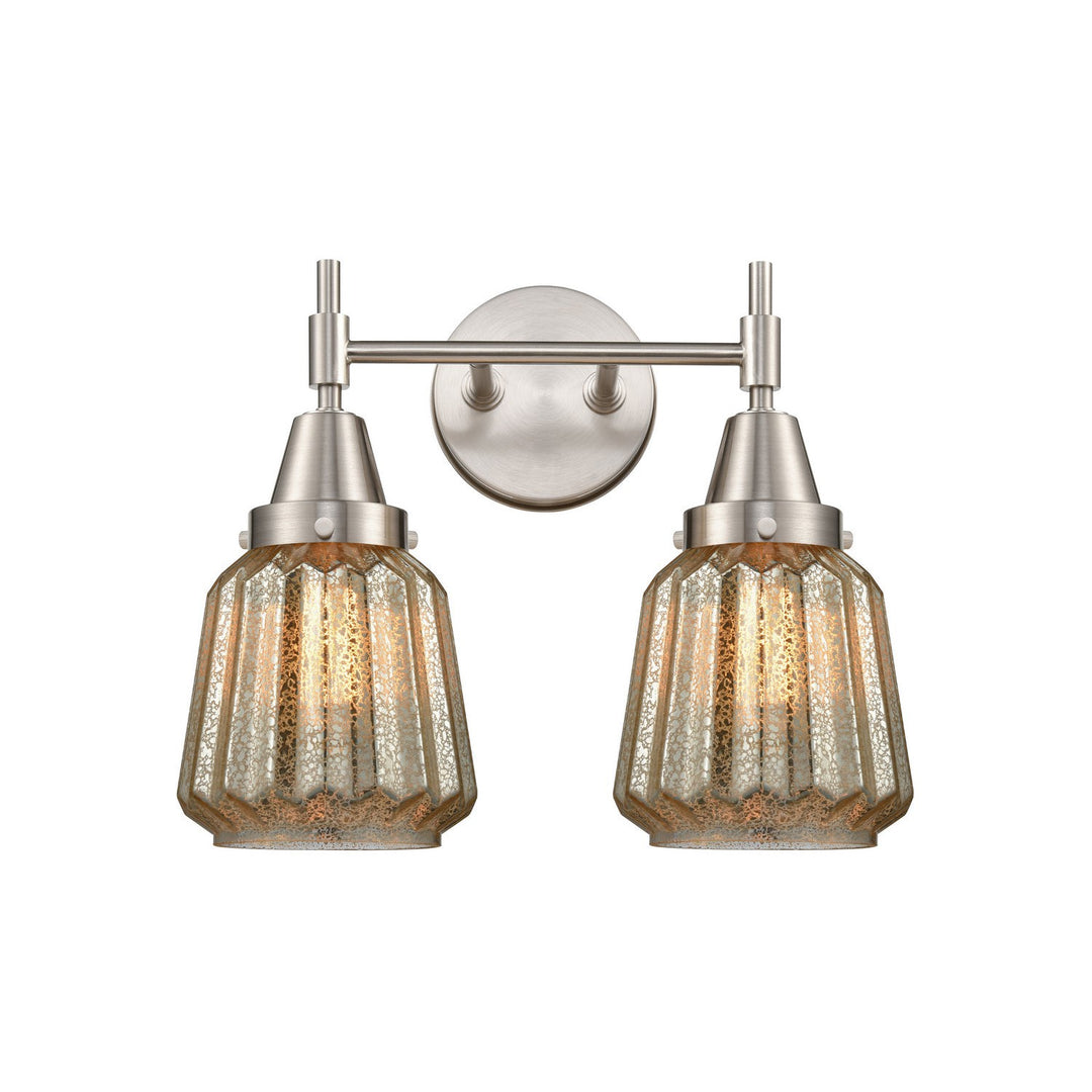 Innovations Caden 447-2W-SN-G146-LED Bath Vanity Light 16 in. wide - Satin Nickel