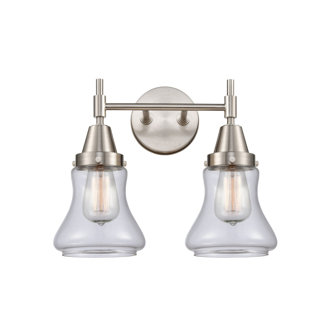 Innovations Caden 447-2W-SN-G192 Bath Vanity Light 15 in. wide - Satin Nickel