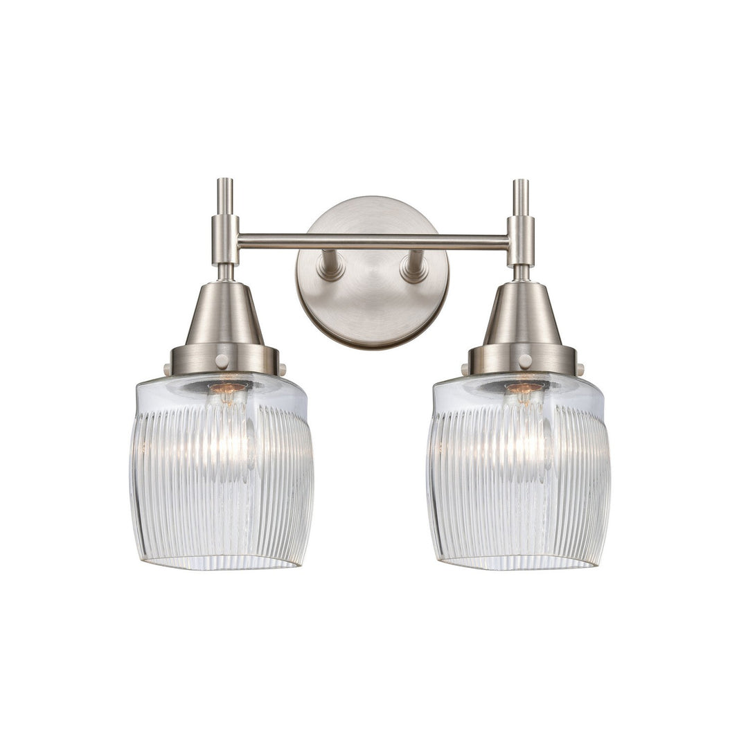 Innovations Caden 447-2W-SN-G302 Bath Vanity Light 15 in. wide - Satin Nickel