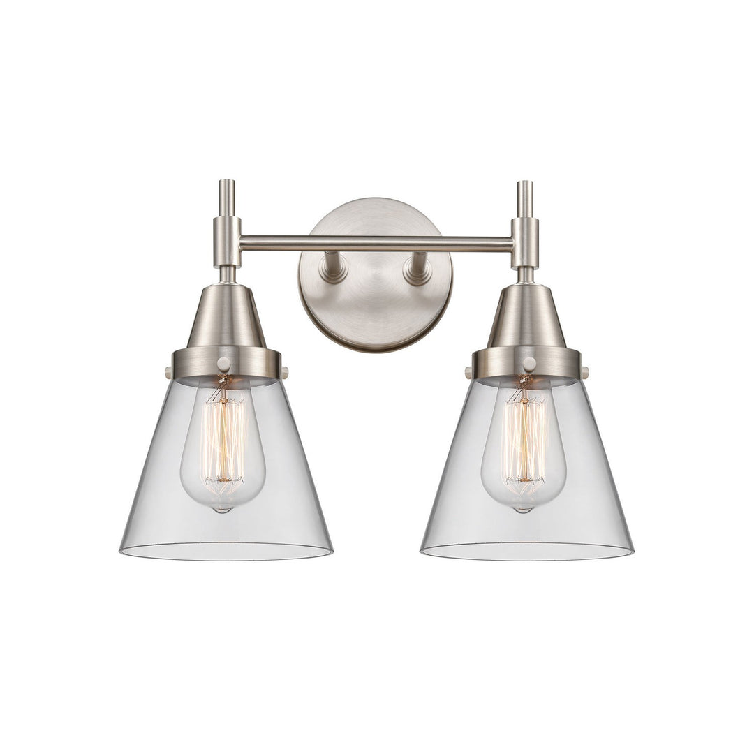 Innovations Caden 447-2W-SN-G62-LED Bath Vanity Light 16 in. wide - Satin Nickel
