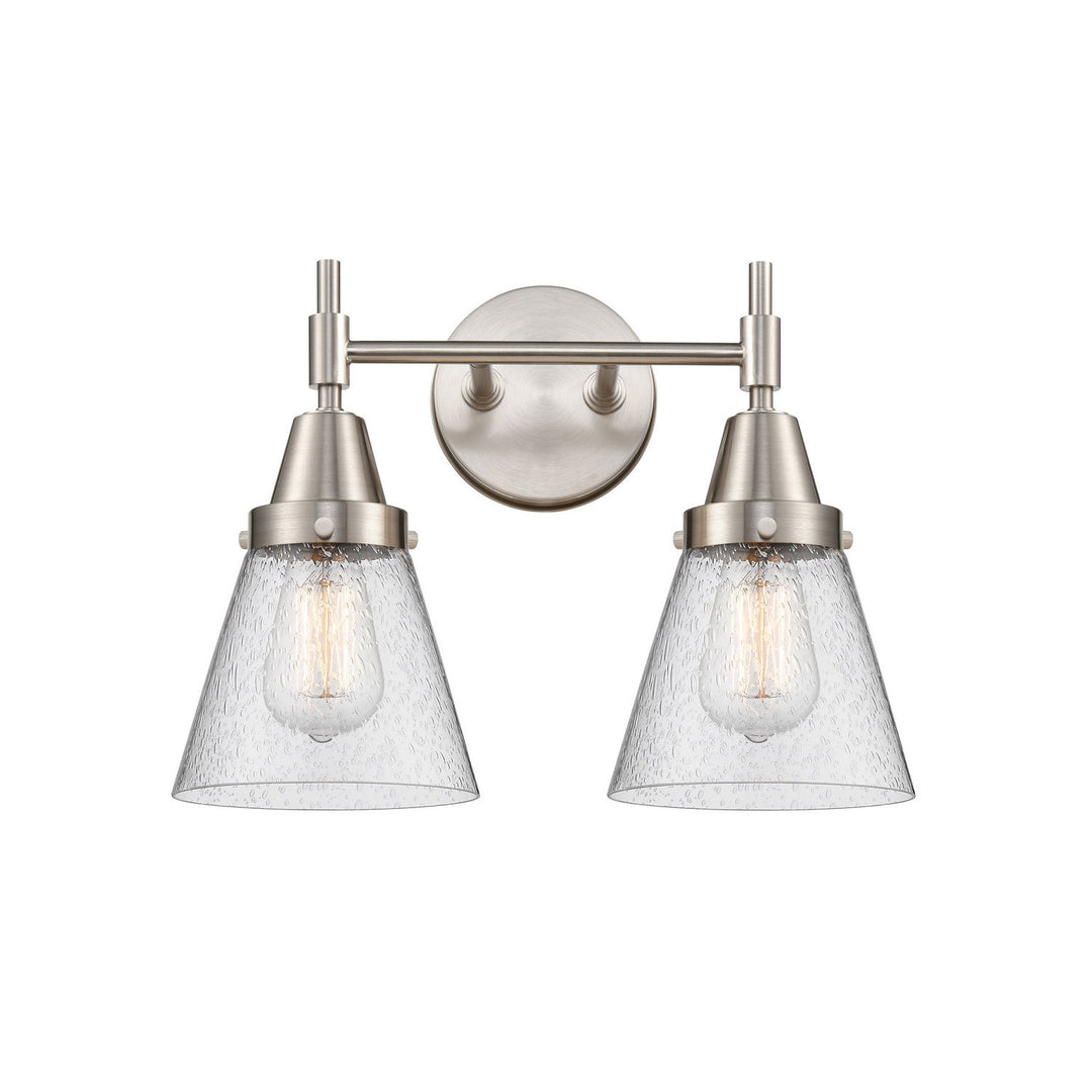 Innovations Caden 447-2W-SN-G64-LED Bath Vanity Light 16 in. wide - Satin Nickel