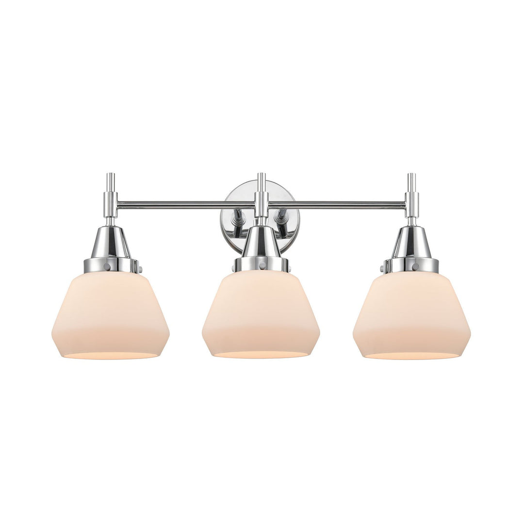 Innovations Caden 447-3W-PC-G171 Bath Vanity Light 25 in. wide - Polished Chrome