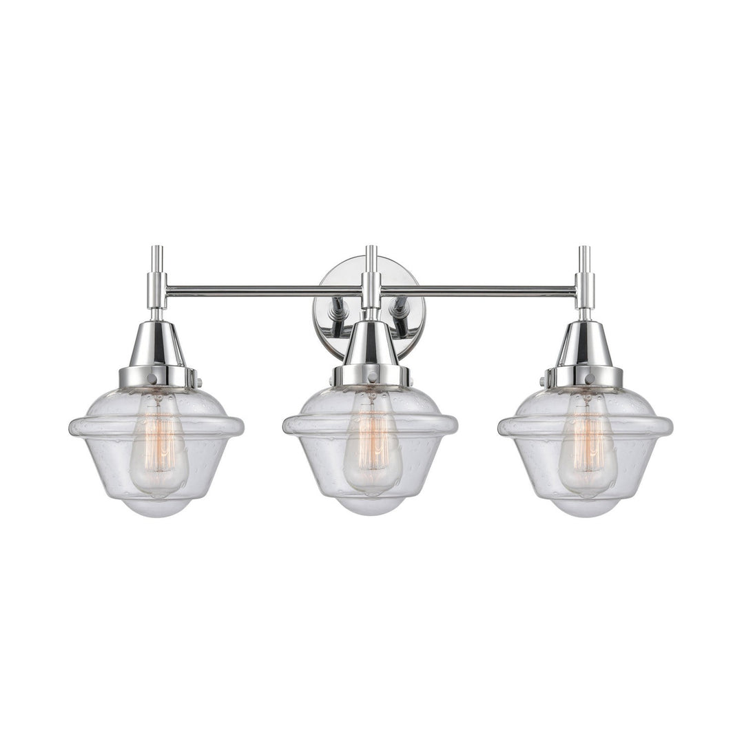 Innovations Caden 447-3W-PC-G534 Bath Vanity Light 26 in. wide - Polished Chrome