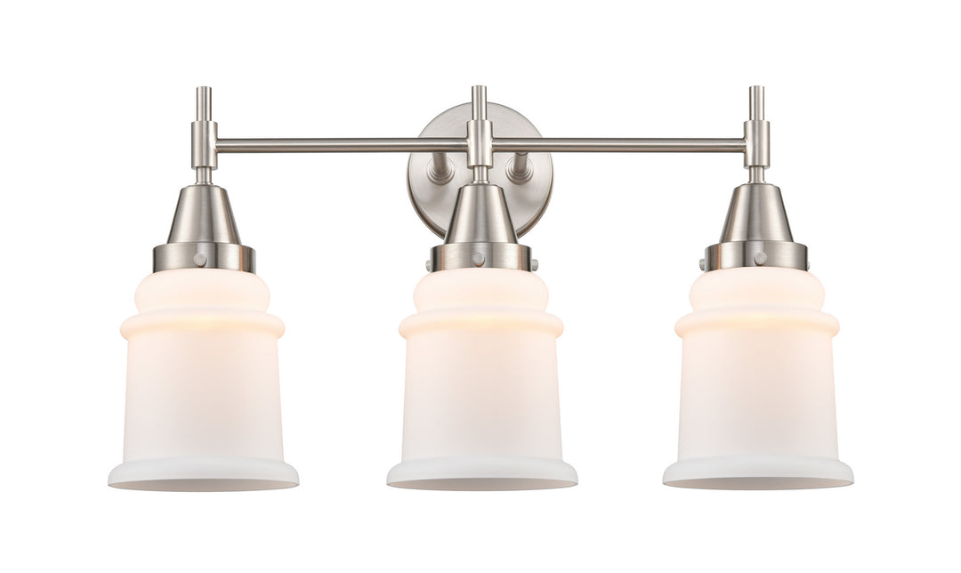 Innovations Caden 447-3W-SN-G181 Bath Vanity Light 24 in. wide - Satin Nickel