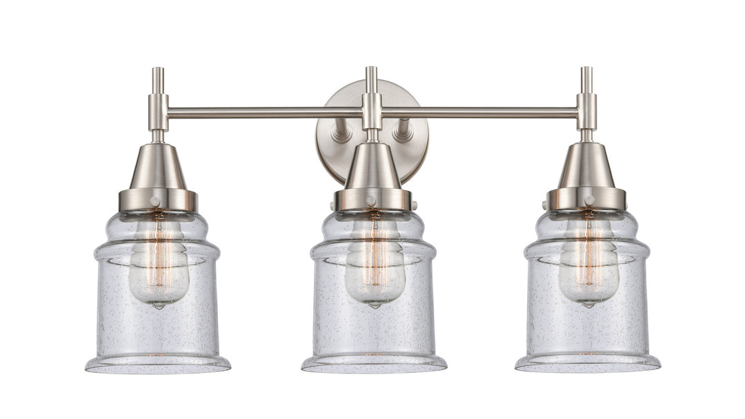 Innovations Caden 447-3W-SN-G184-LED Bath Vanity Light 24 in. wide - Satin Nickel
