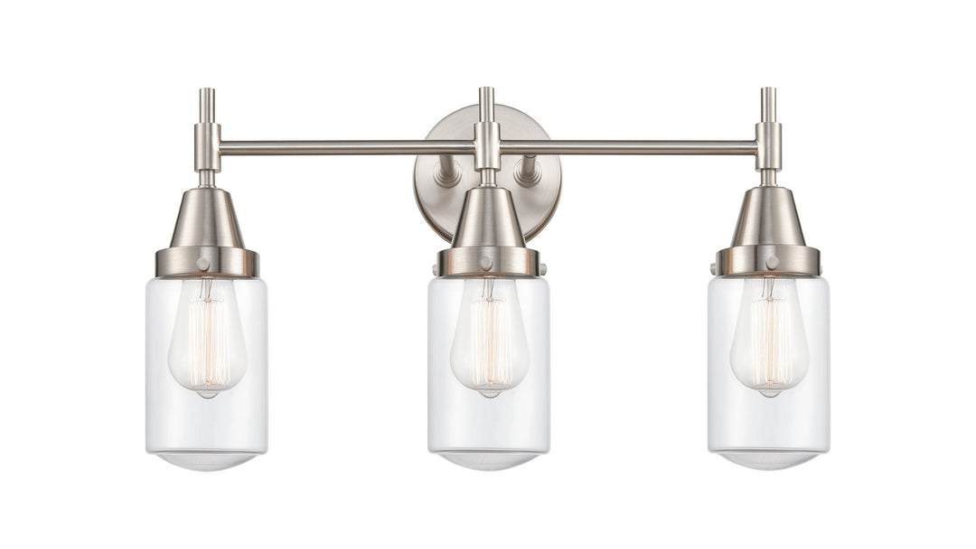 Innovations Caden 447-3W-SN-G312-LED Bath Vanity Light 23 in. wide - Satin Nickel