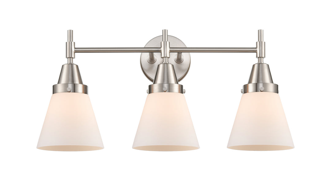 Innovations Caden 447-3W-SN-G61-LED Bath Vanity Light 25 in. wide - Satin Nickel