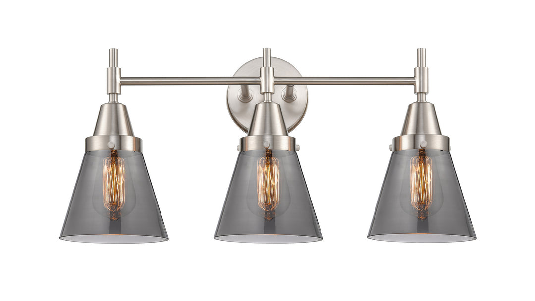 Innovations Caden 447-3W-SN-G63-LED Bath Vanity Light 25 in. wide - Satin Nickel