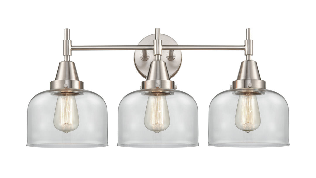 Innovations Caden 447-3W-SN-G72 Bath Vanity Light 26 in. wide - Satin Nickel