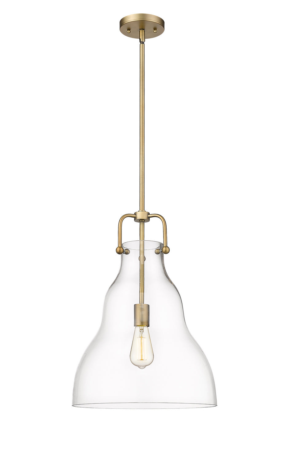 Innovations Haverhill 494-1S-BB-G592-14 Pendant Light - Brushed Brass