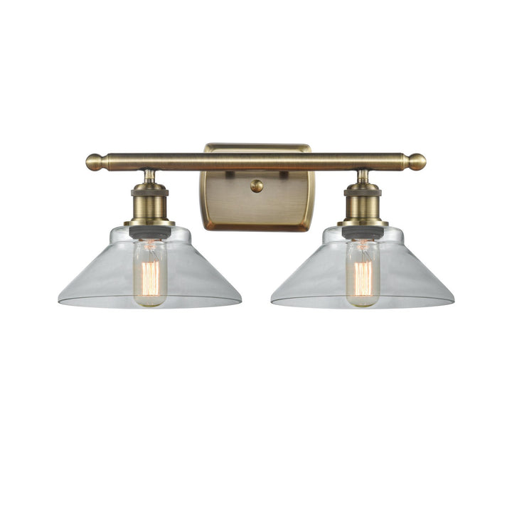Innovations Ballston 516-2W-AB-G132-LED Bath Vanity Light 18 in. wide - Antique Brass