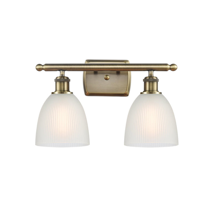 Innovations Ballston 516-2W-AB-G381 Bath Vanity Light 16 in. wide - Antique Brass