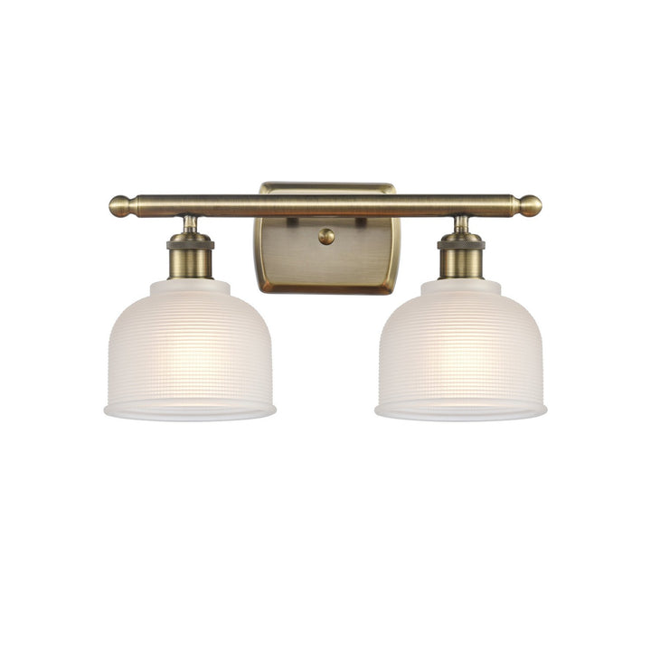 Innovations Ballston 516-2W-AB-G411-LED Bath Vanity Light 16 in. wide - Antique Brass