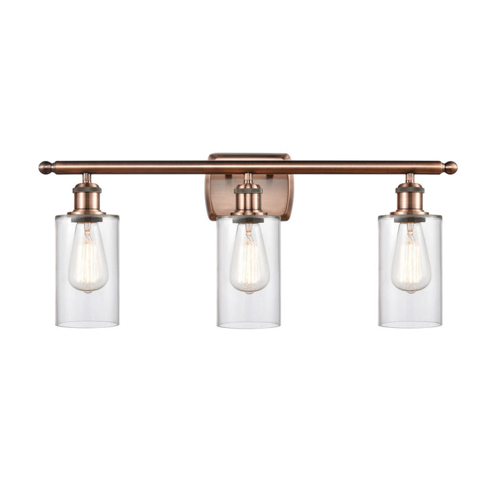Innovations Ballston 516-3W-AC-G802 Bath Vanity Light 26 in. wide - Antique Copper