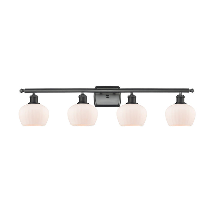 Innovations Ballston 516-4W-BK-G91 Bath Vanity Light 36 in. wide - Matte Black