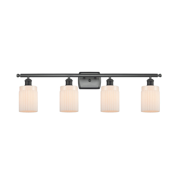 Innovations Ballston 516-4W-BK-G341 Bath Vanity Light 36 in. wide - Matte Black