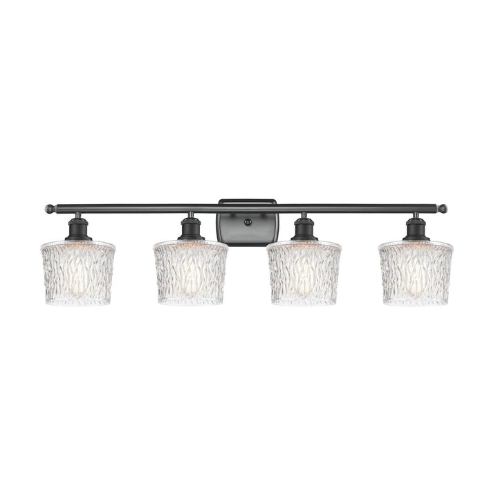 Innovations Ballston 516-4W-BK-G402 Bath Vanity Light 36 in. wide - Matte Black
