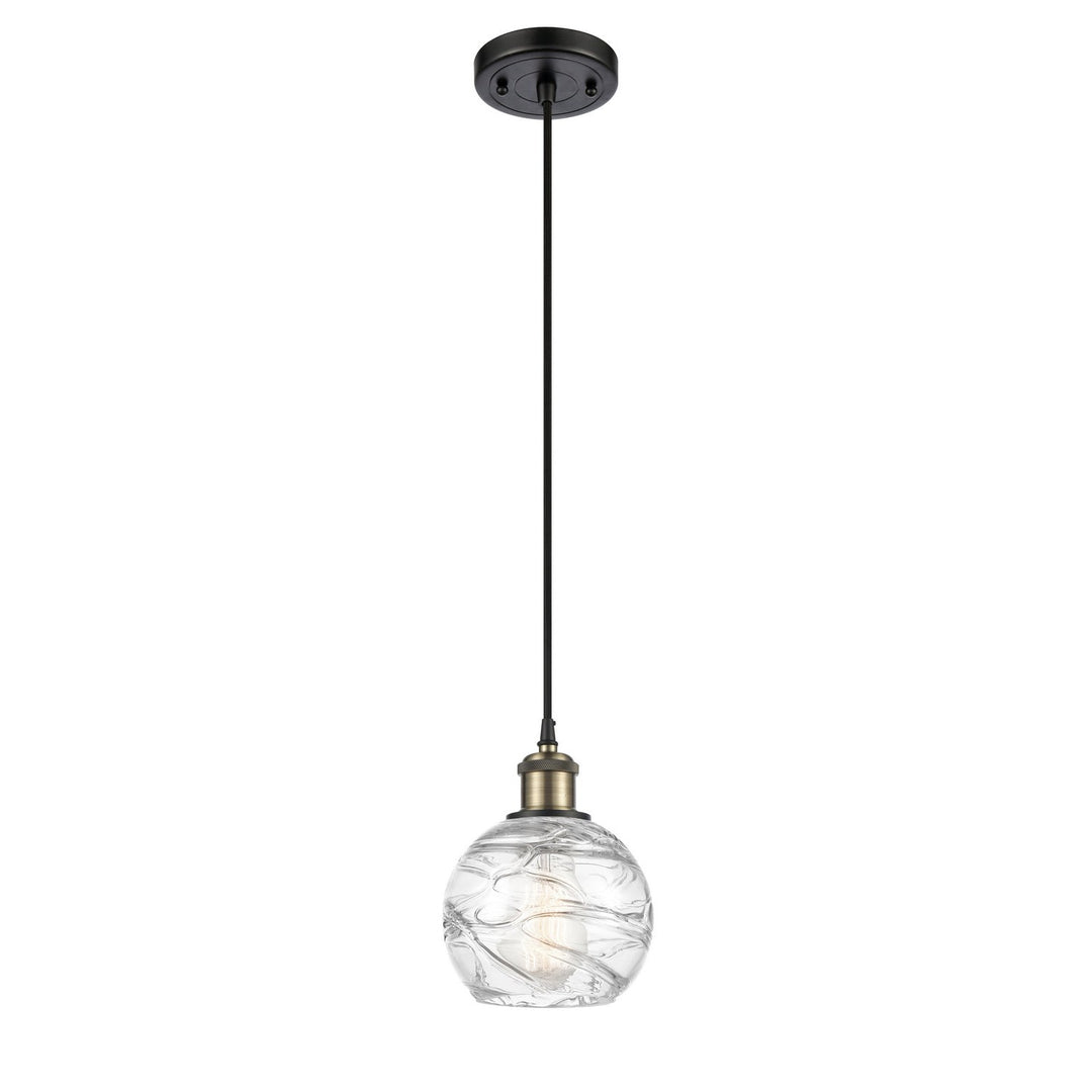Innovations Ballston 516-1P-BAB-G1213-6-LED Pendant Light - Black Antique Brass