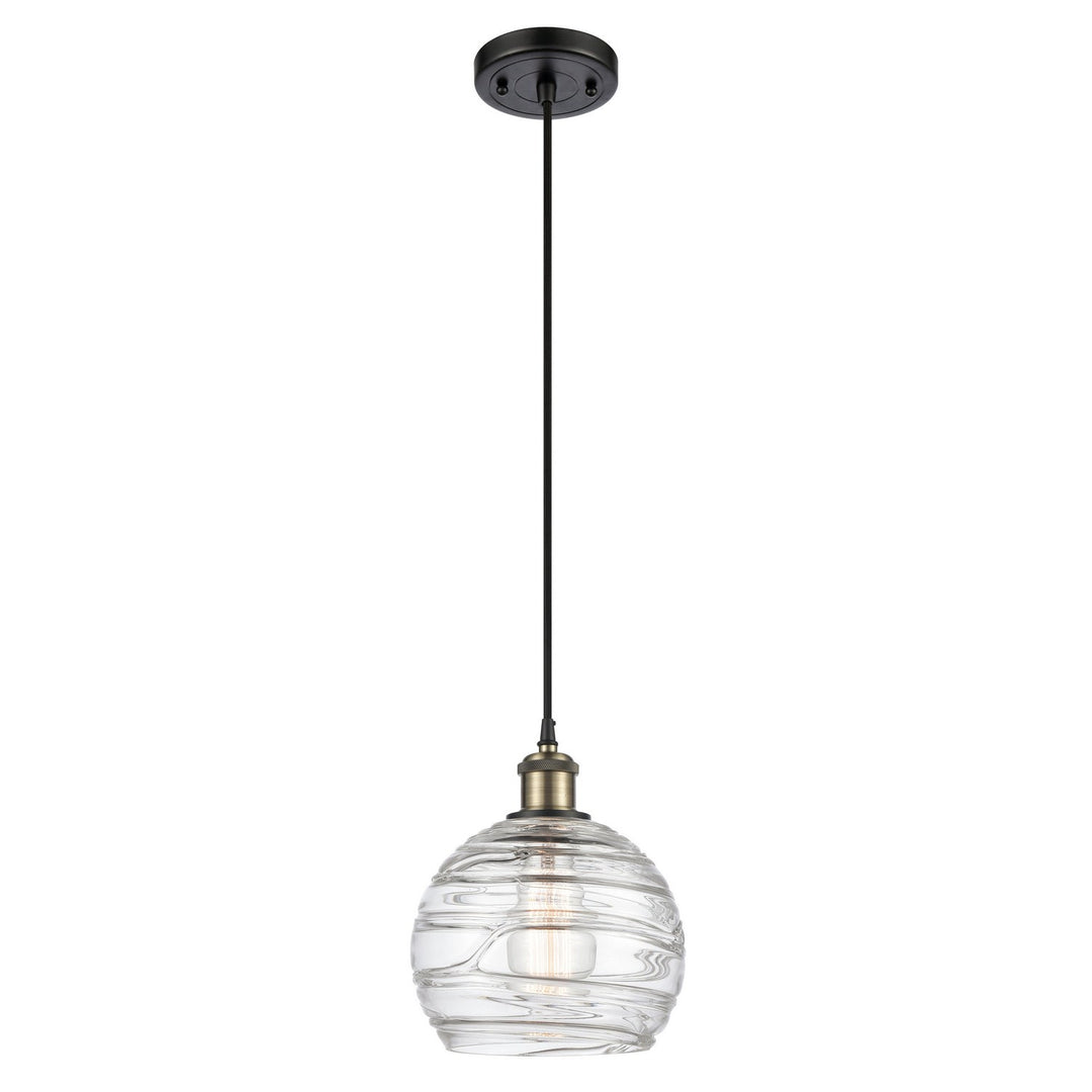 Innovations Ballston 516-1P-BAB-G1213-8-LED Pendant Light - Black Antique Brass