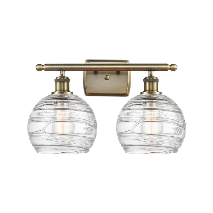 Innovations Ballston 516-2W-AB-G1213-8-LED Bath Vanity Light 18 in. wide - Antique Brass