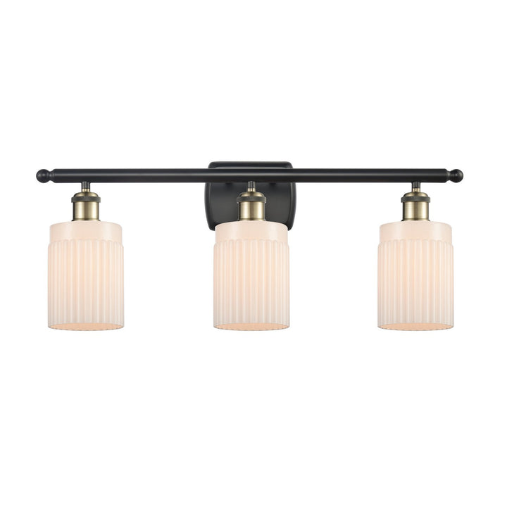Innovations Ballston 516-3W-BAB-G341-LED Bath Vanity Light 26 in. wide - Black Antique Brass