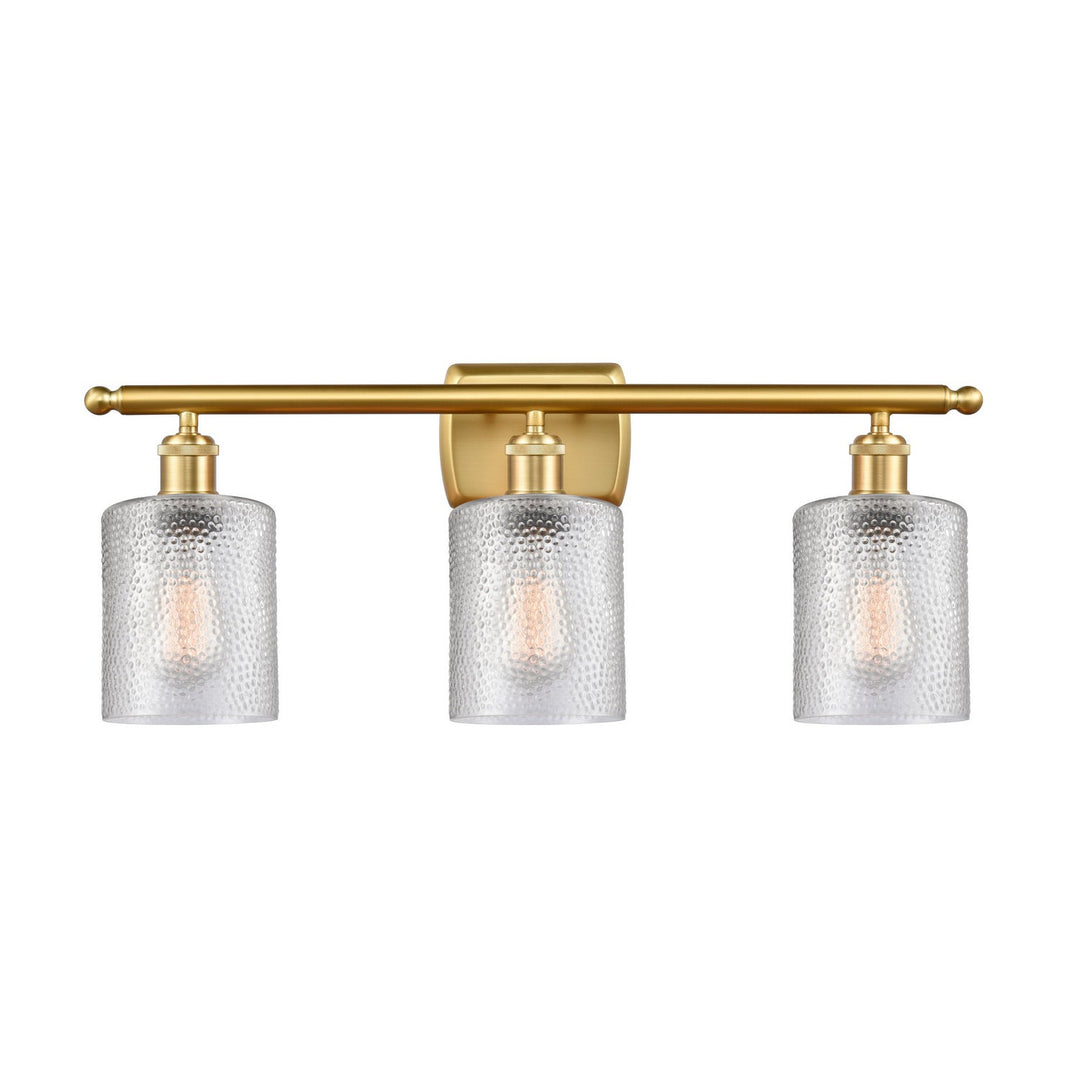 Innovations Ballston 516-3W-SG-G112-LED Bath Vanity Light 26 in. wide - Satin Gold