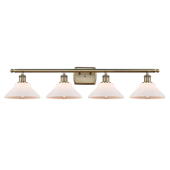 Innovations Ballston 516-4W-AB-G131 Bath Vanity Light 36 in. wide - Antique Brass