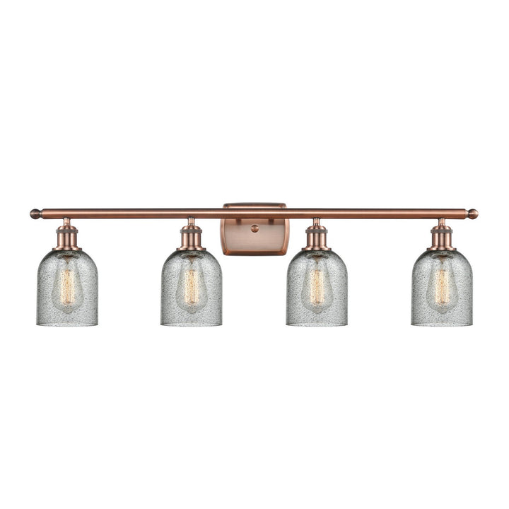 Innovations Ballston 516-4W-AC-G257-LED Bath Vanity Light 36 in. wide - Antique Copper