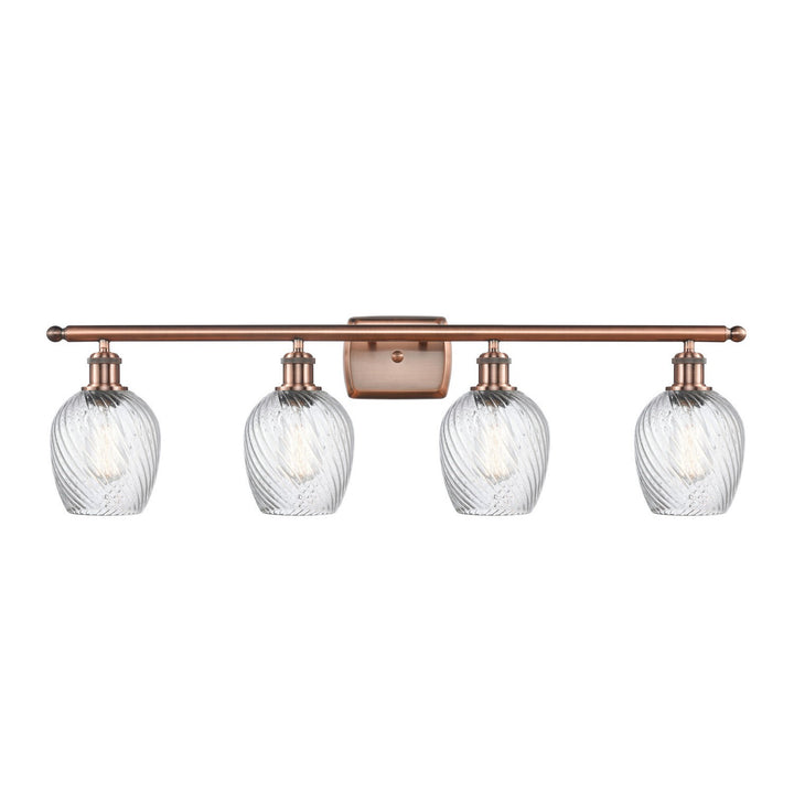 Innovations Ballston 516-4W-AC-G292-LED Bath Vanity Light 36 in. wide - Antique Copper