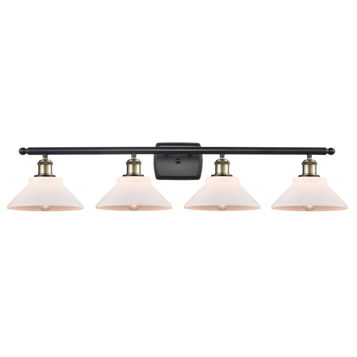 Innovations Ballston 516-4W-BAB-G131 Bath Vanity Light 36 in. wide - Black Antique Brass