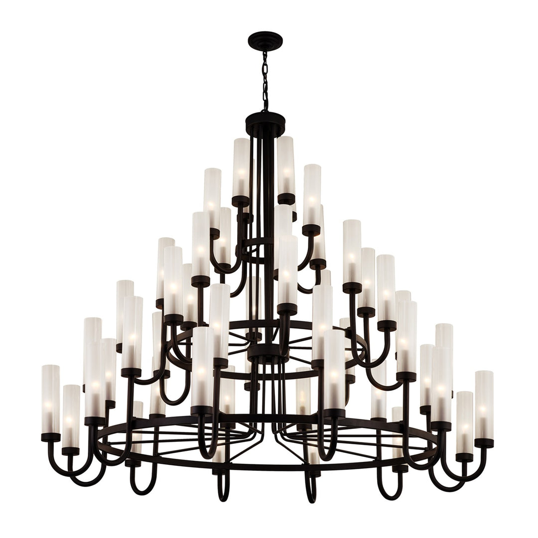Justice Designs Anchor FSN-4346-CLFR-DBRZ Chandelier Light - Dark Bronze