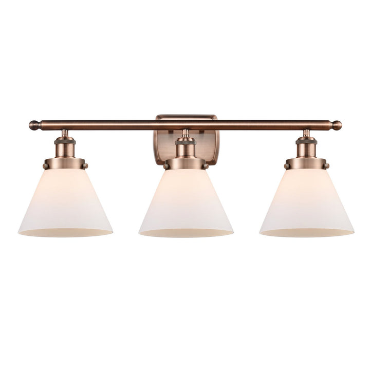 Innovations Ballston Urban 916-3W-AC-G41-LED Bath Vanity Light 28 in. wide - Antique Copper
