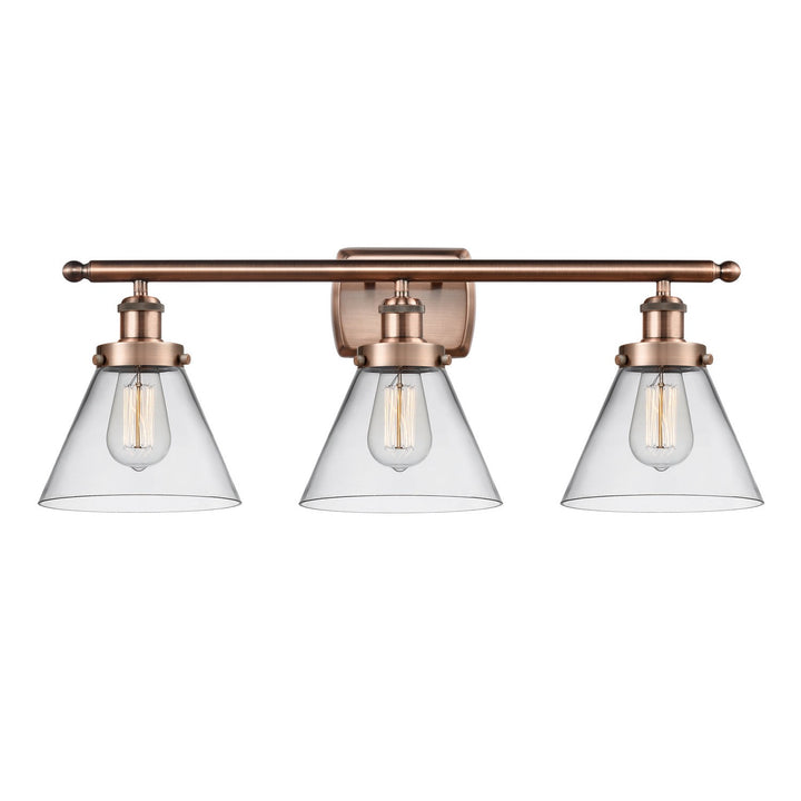 Innovations Ballston Urban 916-3W-AC-G42-LED Bath Vanity Light 28 in. wide - Antique Copper