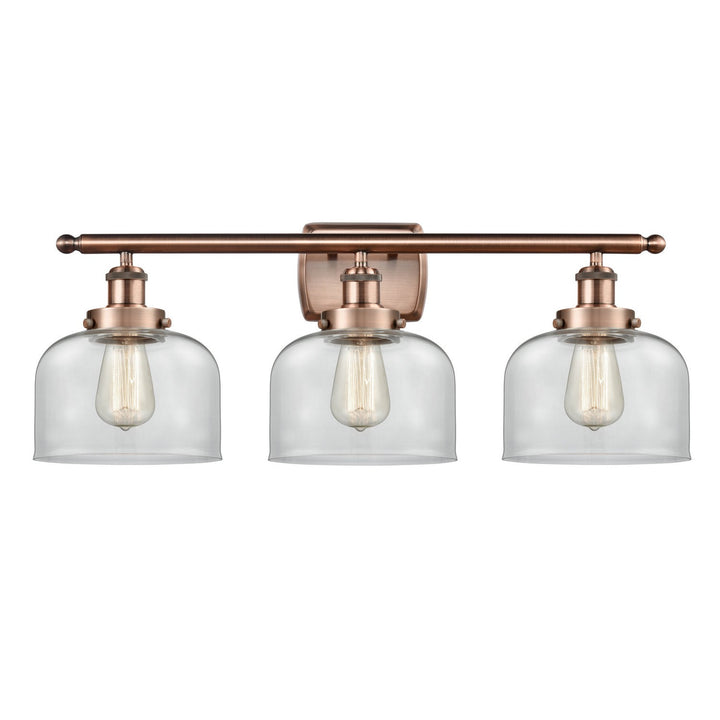 Innovations Ballston Urban 916-3W-AC-G72 Bath Vanity Light 28 in. wide - Antique Copper