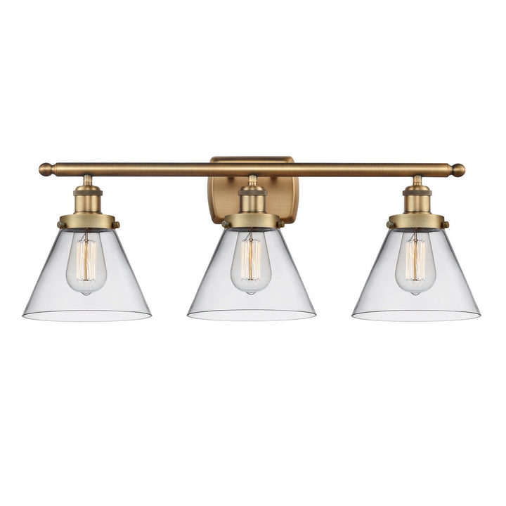Innovations Ballston Urban 916-3W-BB-G42-LED Bath Vanity Light 28 in. wide - Brushed Brass