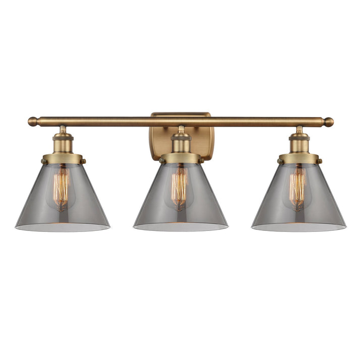 Innovations Ballston Urban 916-3W-BB-G43 Bath Vanity Light 28 in. wide - Brushed Brass