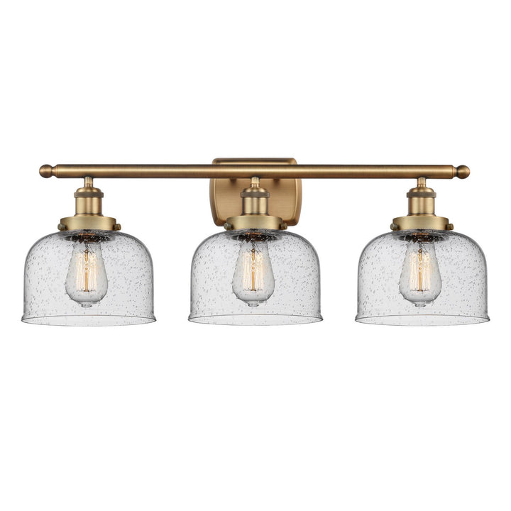 Innovations Ballston Urban 916-3W-BB-G74 Bath Vanity Light 28 in. wide - Brushed Brass