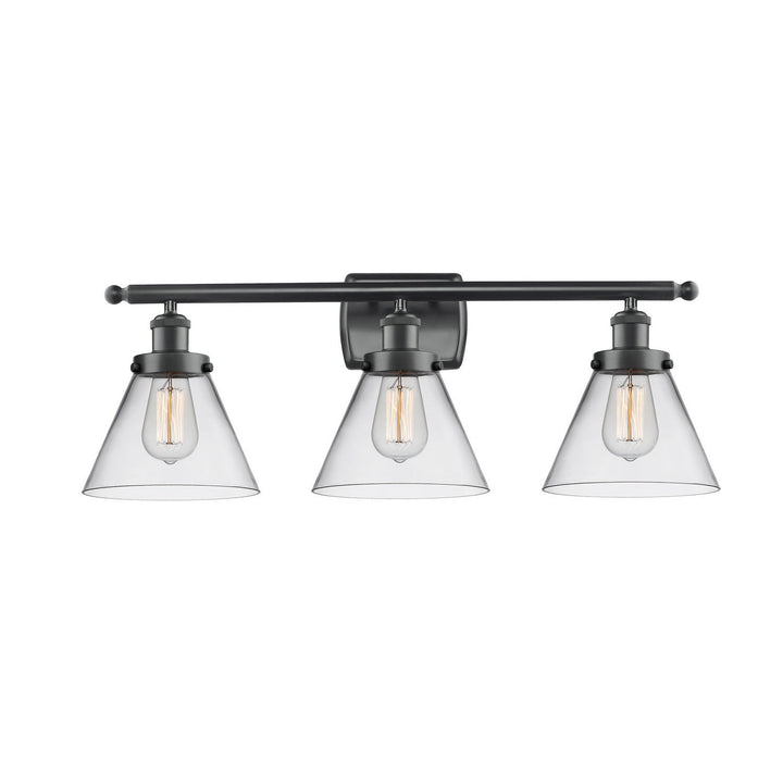 Innovations Ballston Urban 916-3W-BK-G42 Bath Vanity Light 28 in. wide - Matte Black