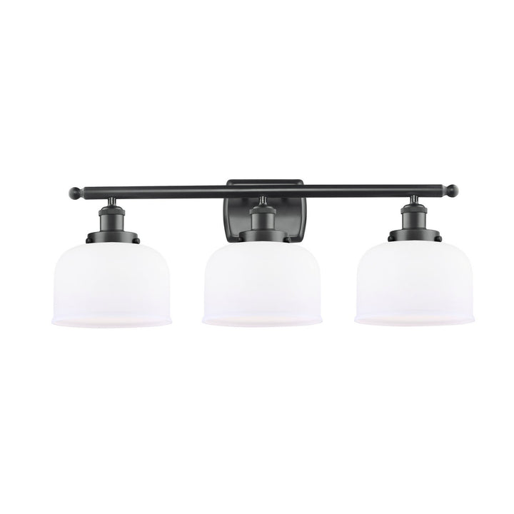 Innovations Ballston Urban 916-3W-BK-G71 Bath Vanity Light 28 in. wide - Matte Black